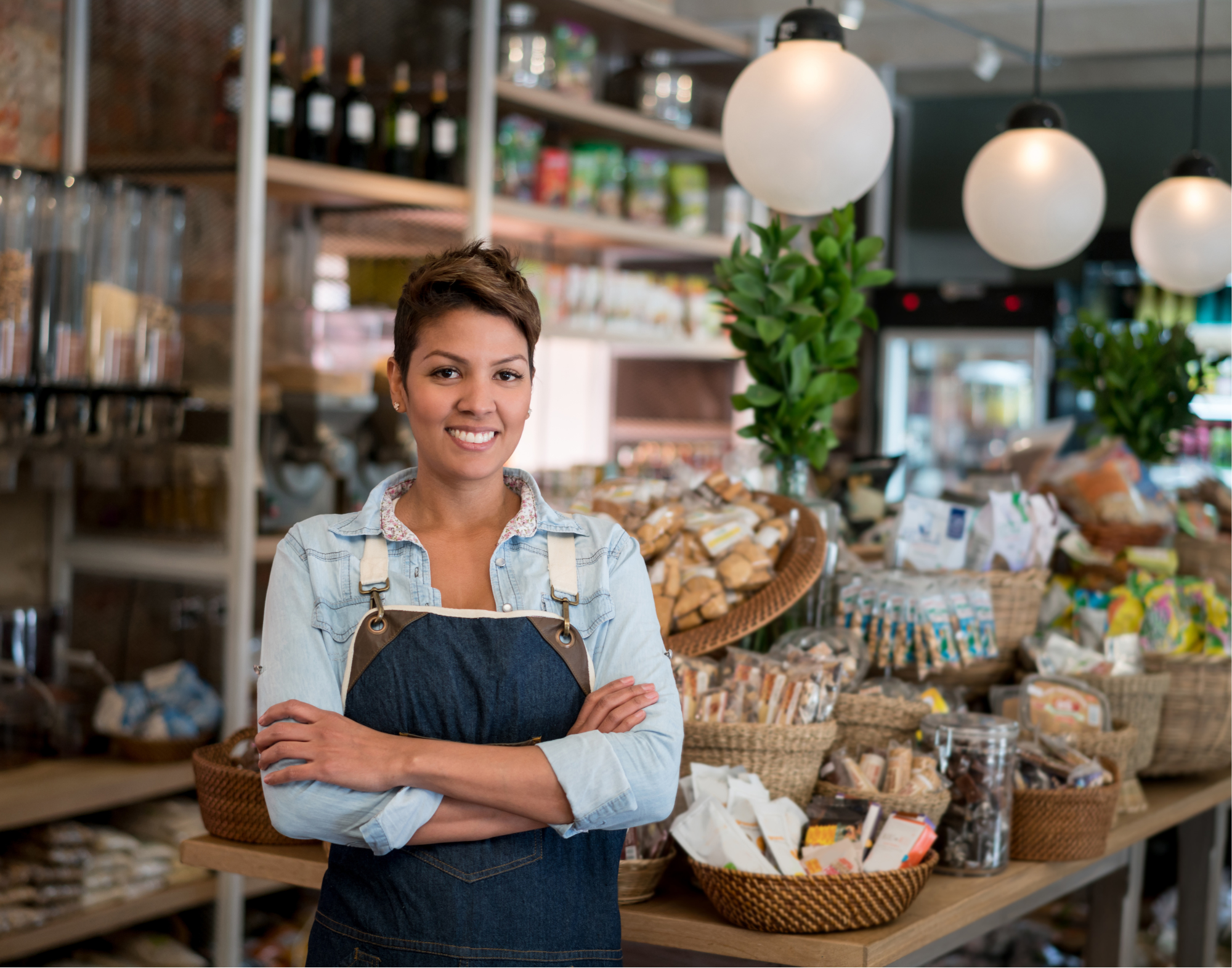 Dono de negócio tranquilo